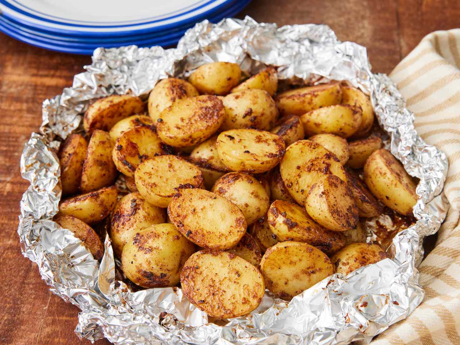 Balsamic Grilled Baby Potatoes